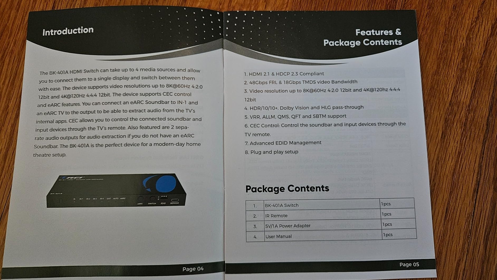 8K 4x1 HDMI Switchers – OREI.COM